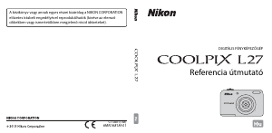 Használati útmutató Nikon Coolpix L27 Digitális fényképezőgép