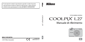 Manuale Nikon Coolpix L27 Fotocamera digitale