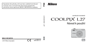 Manuál Nikon Coolpix L27 Digitální fotoaparát