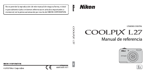 Manual de uso Nikon Coolpix L27 Cámara digital