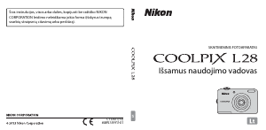 Vadovas Nikon Coolpix L28 Skaitmeninis fotoaparatas