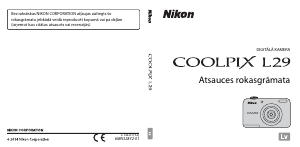 Rokasgrāmata Nikon Coolpix L29 Digitālā kamera