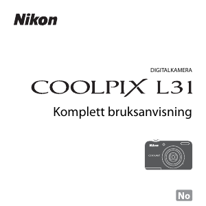 Bruksanvisning Nikon Coolpix L31 Digitalkamera