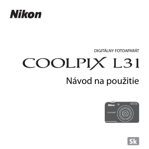 Návod Nikon Coolpix L31 Digitálna kamera