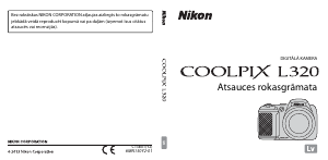 Rokasgrāmata Nikon Coolpix L320 Digitālā kamera