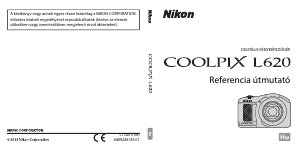 Használati útmutató Nikon Coolpix L620 Digitális fényképezőgép