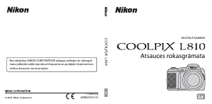 Rokasgrāmata Nikon Coolpix L810 Digitālā kamera