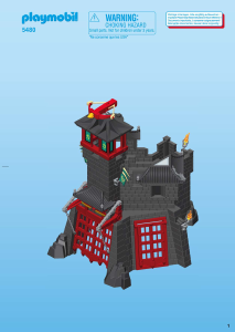 Instrukcja Playmobil set 5480 Knights Tajemnicza smocza twierdza