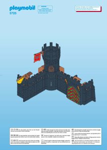 Instrukcja Playmobil set 5725 Knights Zamek