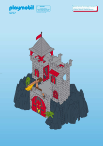 Mode d’emploi Playmobil set 5757 Knights Château du dragon