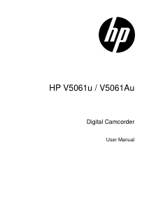 Handleiding HP V5061u Camcorder
