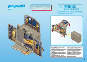 Instrukcja Playmobil set 6156 Knights Game Box 