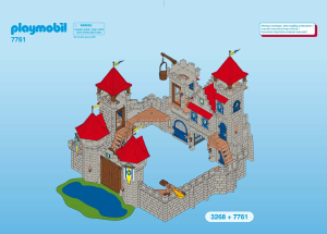 Manuale Playmobil set 7761 Knights Torre del castello