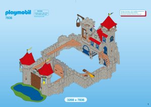 Mode d’emploi Playmobil set 7836 Knights Extension B pour le château des chevaliers