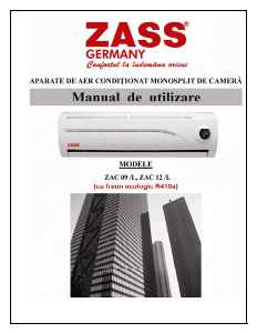 Manual Zass ZAC 09 Aer condiționat