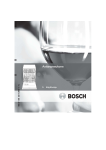 Käyttöohje Bosch SGI45M76EU Astianpesukone