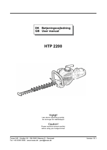 Manual Texas HTP 2200 Hedgecutter