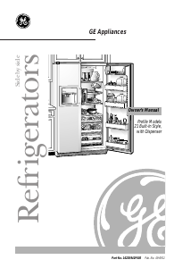 Manual de uso GE TPX21PRXAWW Frigorífico combinado