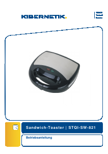 Bedienungsanleitung Kibernetik STQI-SW-821 Kontaktgrill