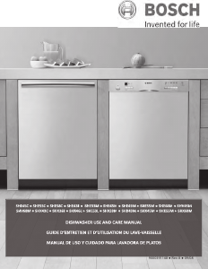 Manual de uso Bosch SHE42L12UC Lavavajillas