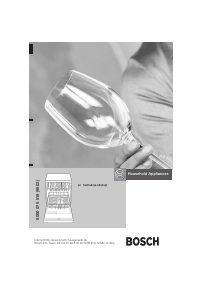 Mode d’emploi Bosch SHV57T13EU Lave-vaisselle