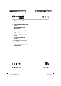 Handleiding Einhell TE-JS 100 Decoupeerzaag