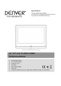 Bruksanvisning Denver TFD-1923WHITE LCD TV