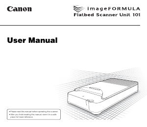 Handleiding Canon Unit 101 Scanner