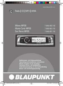 Manuale Blaupunkt Monte Carlo MP28 Autoradio