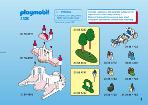 Mode d’emploi Playmobil set 4330 Micro World Château de Princesse