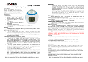 Manuál Hadex T181C Budík