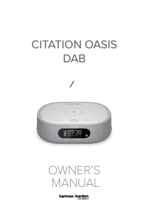 Handleiding Harman Kardon Citation Oasis Wekkerradio