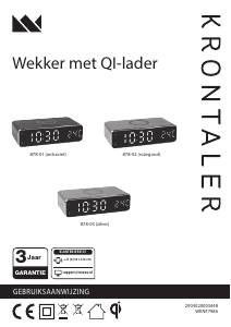 Handleiding Krontaler 878-03 Wekker