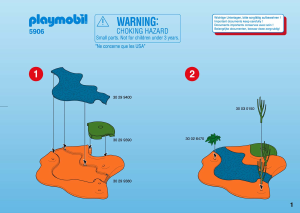 Manual Playmobil set 5906 Safari Wildlife water standpost