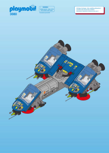 Kullanım kılavuzu Playmobil set 3080 Space Starship 3