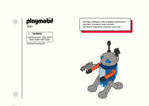 Manuale Playmobil set 3081 Space Robot
