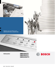 Manual Bosch SMI53D02TC Dishwasher