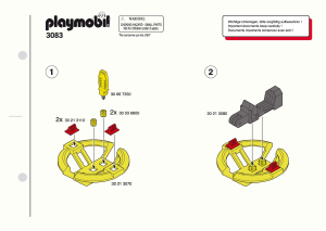 Kullanım kılavuzu Playmobil set 3083 Space Hovercraft