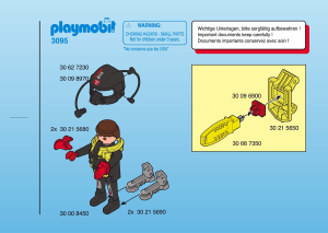 Manual Playmobil set 3095 Space Vortex voyager
