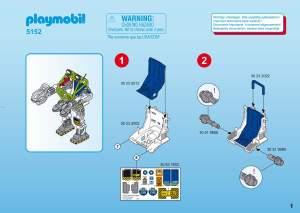 Manual Playmobil set 5152 Space E-rangers collectobot
