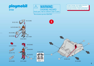 Mode d’emploi Playmobil set 5154 Space Camion des Darksters avec rayon lumineux