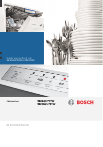 Handleiding Bosch SMI69U75TW Vaatwasser