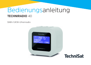 Bedienungsanleitung TechniSat TechniRadio 40 Uhrenradio