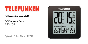 Használati útmutató Telefunken FUD-25H Meteorológiai állomás