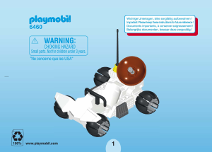 Bruksanvisning Playmobil set 6460 Space Månlandaren