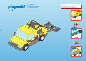 Handleiding Playmobil set 3214 Traffic Sleepwagen
