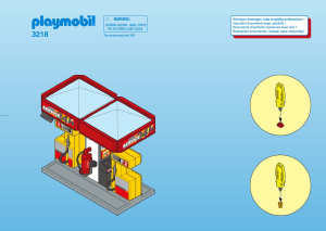 Handleiding Playmobil set 3218 Traffic Benzinepomp