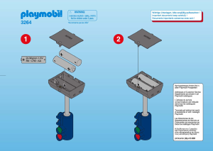 Manual de uso Playmobil set 3264 Traffic Semaforo