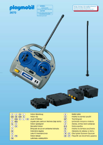 Handleiding Playmobil set 3670 Traffic Remote control module