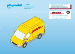 Manual de uso Playmobil set 4401 Traffic Servicio de paquetería de DHL